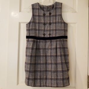 Never worn, High quality plaid wool dress